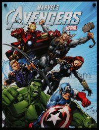 4j382 AVENGERS 18x24 special '12 Joss Whedon Marvel Comics, comic book art by Mark Bagley!