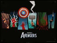 4j385 AVENGERS 18x24 special '12 Marvel Comics, hand under shield and more by Matt Ferguson!
