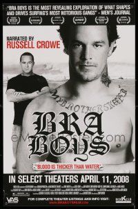 4j286 BRA BOYS mini poster '08 narrated by Russell Crowe, Kelly Slater, Cheyne Horan, surfing!