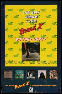 4j235 BRAND X 23x35 music poster '80 Do They Hurt, cool album cover images!