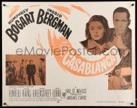 4j764 CASABLANCA 22x28 commerical REPRO '80s Humphrey Bogart, Ingrid Bergman, Michael Curtiz classic
