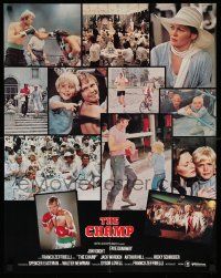 4j410 CHAMP 2-sided 22x28 special '79 Jon Voight with Ricky Schroder and Faye Dunaway!