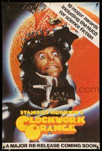 4j416 CLOCKWORK ORANGE teaser 20x30 special R82 Stanley Kubrick, different art of Malcolm McDowell
