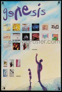 4j243 GENESIS 24x36 music poster '91 great images of covers and cool artwork!