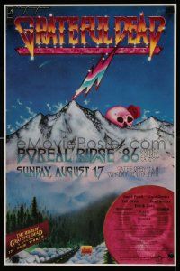 4j321 GRATEFUL DEAD REPRO 13x20 music poster '90s cool MG art, Boreal Ridge!