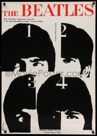 4j323 HARD DAY'S NIGHT REPRO 24x34 English special '90s The Beatles, rock & roll classic!