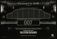 4j503 LIVING DAYLIGHTS 12x18 special '86 great image of classic Aston Martin car grill!