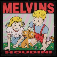 4j255 MELVINS 18x18 music poster '93 cool completely different art by Kozik, Houdini!