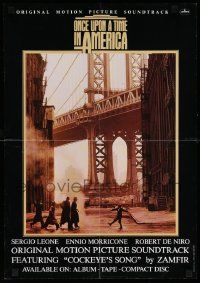 4j221 ONCE UPON A TIME IN AMERICA 16x24 Dutch music poster '84 Robert De Niro, James Woods, Leone