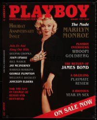 4j124 PLAYBOY 24x30 advertising poster '97 great image of super-sexy Marilyn Monroe!