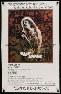 4j575 ROSE advance 20x32 special '79 Mark Rydell, Bette Midler in Janis Joplin biography!