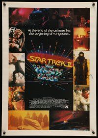 4j595 STAR TREK II 17x24 special '82 Leonard Nimoy, William Shatner
