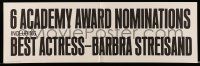4j634 WAY WE WERE 9x27 special snipe '73 Barbra Streisand & Robert Redford, 6 AA nominations!