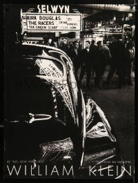 4j637 WILLIAM KLEIN 24x32 French special '80s great image of New York City's 42nd Street!