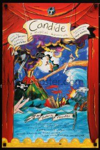 4j106 CANDIDE 16x24 stage poster '90 cool fantasy artwork by Steven Sikora!