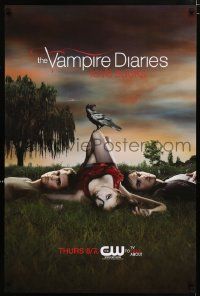 4j737 VAMPIRE DIARIES tv poster '09 sexy Nina Dobrev, love sucks!