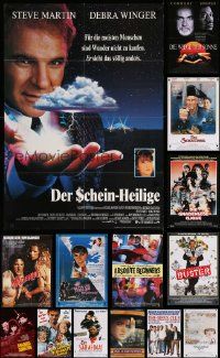 4m032 LOT OF 19 FOLDED GERMAN A1 POSTERS '80s-90s great images from a variety of movies!