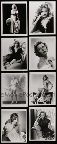 4m196 LOT OF 10 1960S GLORIA GRAHAME RE-STRIKE 8X10 STILLS '60s great portraits of the sexy star!