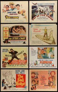 4m104 LOT OF 10 TITLE CARDS '50s-60s great images from a variety of different movies!