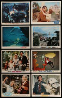 4m106 LOT OF 10 DISNEY LOBBY CARDS '60s-70s great scenes from live action movies!