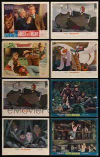 4m105 LOT OF 10 LOBBY CARDS '60s-70s great scenes from a few different movies!