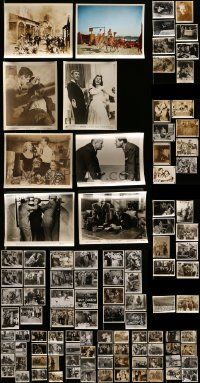 4m170 LOT OF 130 8x10 STILLS '40s-50s scenes & portraits from a variety of different movies!