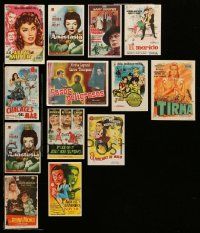 4m200 LOT OF 13 SPANISH HERALDS '50s-60s great images from a variety of different movies!