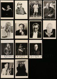 4m186 LOT OF 13 POSTCARDS '80s great close portraits of famous stars & directors!