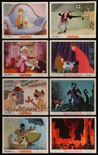 4m100 LOT OF 16 DISNEY LOBBY CARDS '70s Aristocats, Fantasia, Sleeping Beauty!