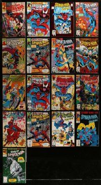 4m207 LOT OF 17 SPIDER-MAN COMIC BOOKS '90s Marvel Comics, Carnage, 2099, Venom & more!