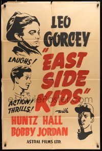 4p459 LEO GORCEY & THE EAST SIDE KIDS Canadian 1sh '49 Huntz Hall, Bobby Jordan