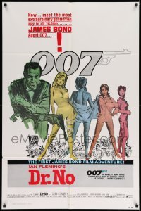 4p205 DR. NO 1sh R80 Sean Connery, the most extraordinary gentleman spy James Bond 007!
