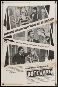 4p215 DUTCHMAN 1sh '67 black and white images of Anthony Harvey and sexiest Shirley Knight!