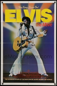 4p230 ELVIS style C int'l 1sh '79 Kurt Russell as Presley, directed by John Carpenter, rock & roll!
