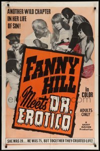 4p248 FANNY HILL MEETS DR EROTICO 1sh '67 Barry Mahon, another chapter in her life of sin!