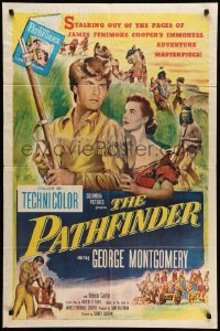 4p629 PATHFINDER 1sh '52 George Montgomery was the most dangerous marksman in all the West!