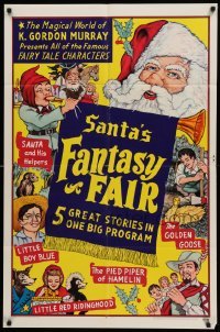 4p755 SANTA'S FANTASY FAIR 1sh '69 fantasy tales, Santa, Puss n' Boots, Hansel & Gretel + more!