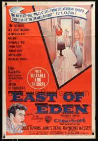 4r242 EAST OF EDEN Aust 1sh '55 first James Dean, John Steinbeck, directed by Elia Kazan!