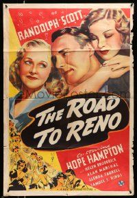 4r259 ROAD TO RENO Aust 1sh '38 Randolph Scott, Hope Hampton, Helen Broderick!