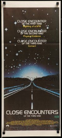 4r290 CLOSE ENCOUNTERS OF THE THIRD KIND Aust daybill '77 Steven Spielberg sci-fi classic!