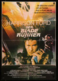 4r556 BLADE RUNNER German '82 Ridley Scott sci-fi classic, montage of Harrison Ford & cast!