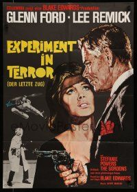 4r596 EXPERIMENT IN TERROR German R60s different Goetze art of Glenn Ford & Lee Remick!