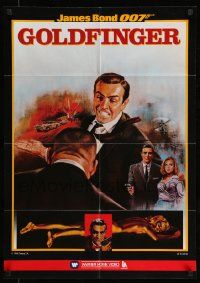 4r617 GOLDFINGER video German R80s Sean Connery as Bond + sexy golden Shirley Eaton by Jean Mascii!