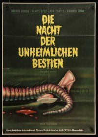 4r639 KILLER SHREWS German '59 classic horror art of all that was left after the monster attack!