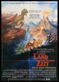 4r644 LAND BEFORE TIME German '89 Steven Spielberg, George Lucas, Don Bluth, dinosaur cartoon!