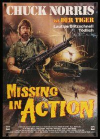 4r659 MISSING IN ACTION German '85 Chuck Norris in Vietnam, so tough he is Der Tiger!