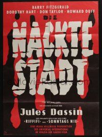 4r668 NAKED CITY blood style German R60s Jules Dassin & Mark Hellinger's New York film noir classic!