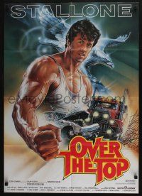 4r674 OVER THE TOP German '87 pro armwrestler Sylvester Stallone, artwork by Casaro!