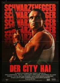 4r686 RAW DEAL German '86 tough guy Arnold Schwarzenegger w/gun!