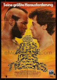 4r691 ROCKY III German '82 boxer & director Sylvester Stallone w/gloves & belt, Mr. T!